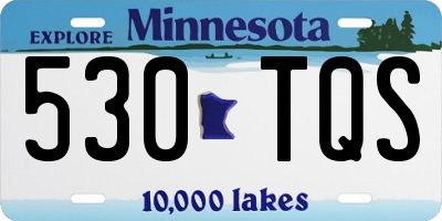 MN license plate 530TQS