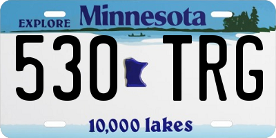 MN license plate 530TRG
