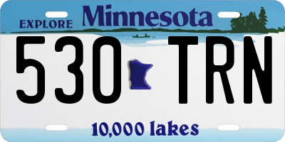 MN license plate 530TRN
