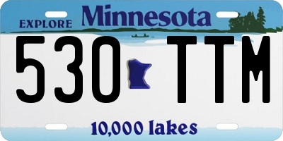 MN license plate 530TTM