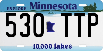 MN license plate 530TTP