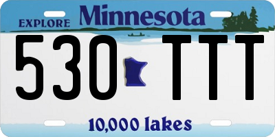 MN license plate 530TTT