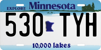 MN license plate 530TYH