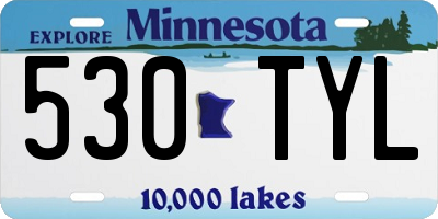 MN license plate 530TYL