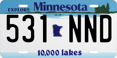 MN license plate 531NND