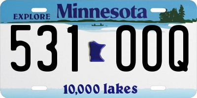 MN license plate 531OOQ