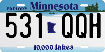 MN license plate 531QQH