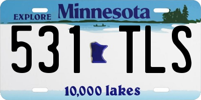 MN license plate 531TLS