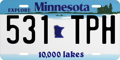 MN license plate 531TPH