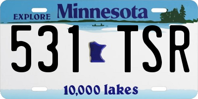 MN license plate 531TSR