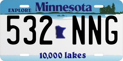MN license plate 532NNG