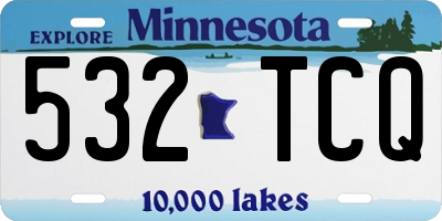 MN license plate 532TCQ