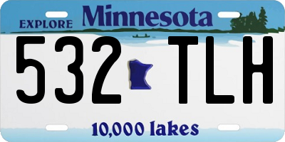 MN license plate 532TLH