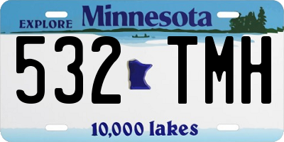 MN license plate 532TMH