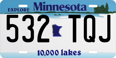 MN license plate 532TQJ