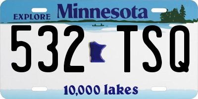 MN license plate 532TSQ