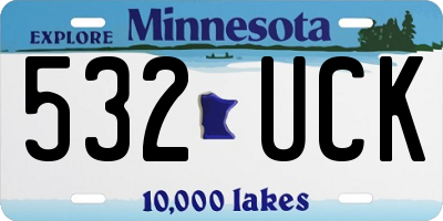 MN license plate 532UCK