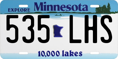 MN license plate 535LHS