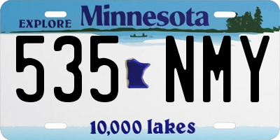 MN license plate 535NMY