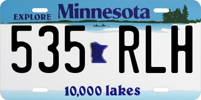 MN license plate 535RLH