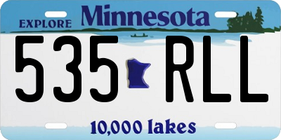 MN license plate 535RLL