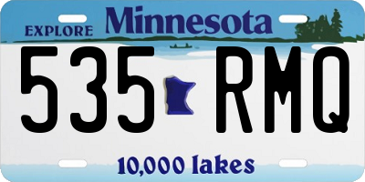 MN license plate 535RMQ