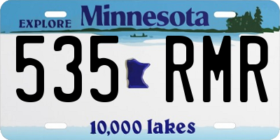 MN license plate 535RMR