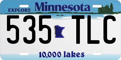 MN license plate 535TLC