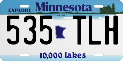 MN license plate 535TLH