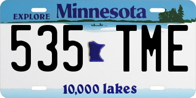MN license plate 535TME