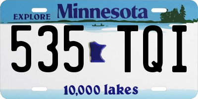 MN license plate 535TQI
