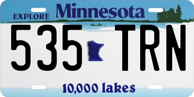 MN license plate 535TRN