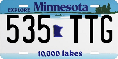 MN license plate 535TTG