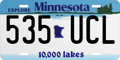 MN license plate 535UCL