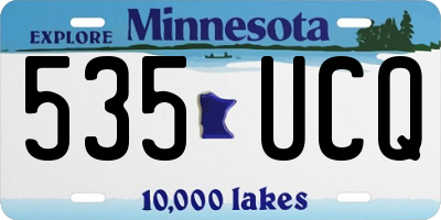 MN license plate 535UCQ