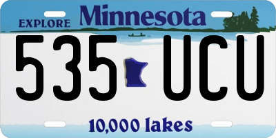 MN license plate 535UCU