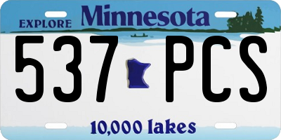 MN license plate 537PCS