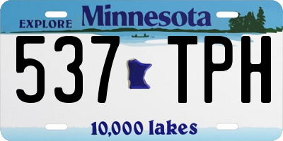 MN license plate 537TPH