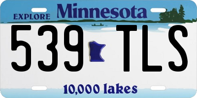 MN license plate 539TLS