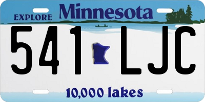 MN license plate 541LJC