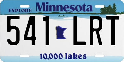 MN license plate 541LRT