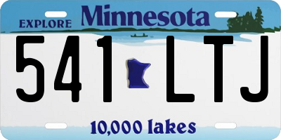 MN license plate 541LTJ