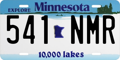 MN license plate 541NMR