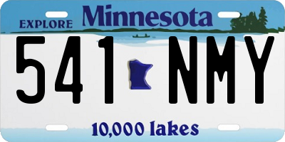 MN license plate 541NMY