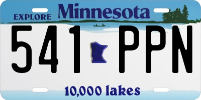 MN license plate 541PPN