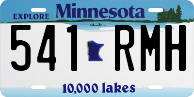 MN license plate 541RMH