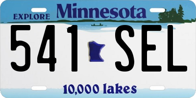 MN license plate 541SEL