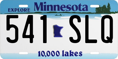 MN license plate 541SLQ