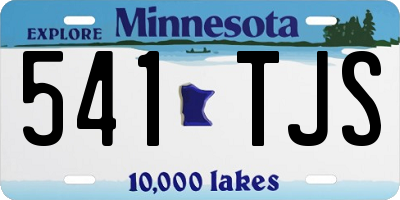 MN license plate 541TJS