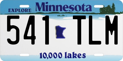 MN license plate 541TLM